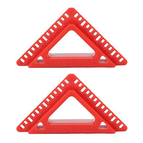 2PCS Door and Window Trim Reveal Tool, Consistent Finish Accurate, Compact Designplastic Spacer for Woodworking Projects, Rugged and Lightweight Material, With 1/4, 3/16 Inch 2PCS Door and Window Trim Reveal Tool, Consistent Finish Accurate, Compact Designplastic Spacer for Woodworking Projects, Rugged and Lightweight Material, With 1/4, 3/16 Inch von CHEOTIME