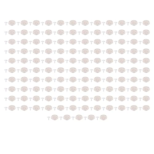 CHEOTIME 125 Sets 17 mm Jeans-Ersatz, Herzmuster, silberne Metallknöpfe für Jeans, kein Nähen, nagelloser, abnehmbarer für Jacken, Mäntel, weite Jeans, Hosen, DIY-Nähen von CHEOTIME