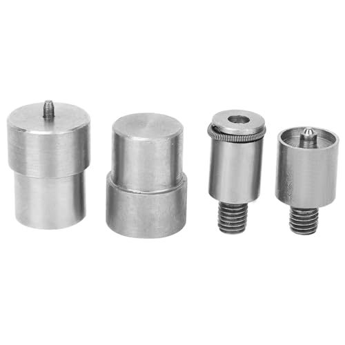 CHEOTIME 4-teiliges Druckknopf-Formenset, Edelstahl, robuste Druckknopf-Form, Druckknopf-Befestigungswerkzeug, Form für Handpresse, Maschinensetter, Kleidung, Ersatz für 831 Knöpfe CHEOTIME 4-teiliges Druckknopf-Formenset, Edelstahl, robuste Druckknopf-Form, Druckknopf-Befestigungswerkzeug, Form für Handpresse, Maschinensetter, Kleidung, Ersatz für 831 Knöpfe von CHEOTIME