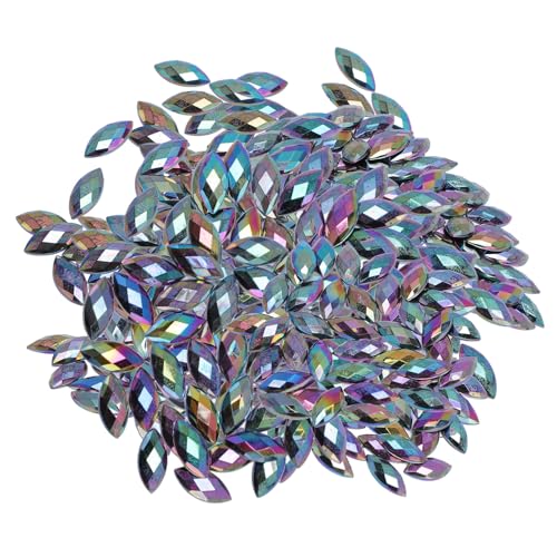 CHEOTIME 500 Stück AB Bunte Edelsteine Strass steine für die Herstellung, Flat back Strass Edelsteine Juwelen für Kunst handwerk Halloween Party Dekorationen Gesicht Augen Körper CHEOTIME 500 Stück AB Bunte Edelsteine Strass steine für die Herstellung, Flat back Strass Edelsteine Juwelen für Kunst handwerk Halloween Party Dekorationen Gesicht Augen Körper von CHEOTIME