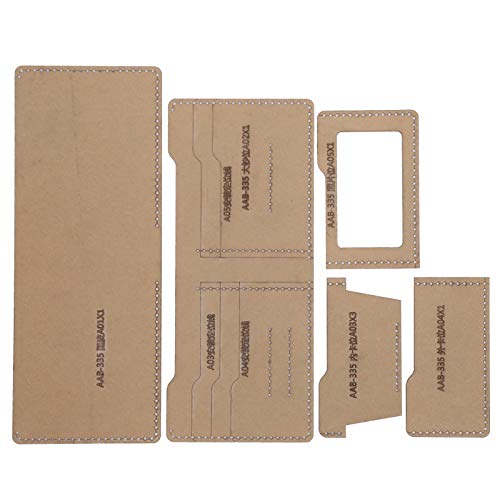 CHEOTIME Acryl-Vorlage, Präzisions-Lederhandwerksvorlage, Brieftaschen-Vorlagen-Mustersatz mit Schutzfolie für DIY-Handarbeitsprojekte zur Herstellung kurzer Geldbörsen CHEOTIME Acryl-Vorlage, Präzisions-Lederhandwerksvorlage, Brieftaschen-Vorlagen-Mustersatz mit Schutzfolie für DIY-Handarbeitsprojekte zur Herstellung kurzer Geldbörsen von CHEOTIME