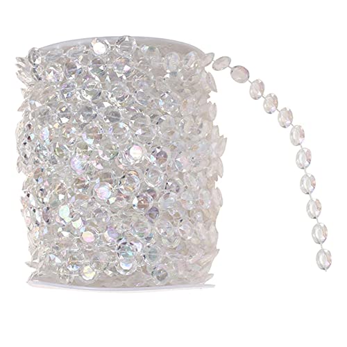 Cheotime 30m farbenfrohe Perlenkettenrolle, Acrylscheibenative Perlenkette Kronleuchter Lampe Kette für DIY BRÜFEN JUDELY Home Yard ation Cheotime 30m farbenfrohe Perlenkettenrolle, Acrylscheibenative Perlenkette Kronleuchter Lampe Kette für DIY BRÜFEN JUDELY Home Yard ation von CHEOTIME