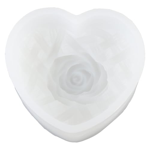 Cheotime 3D herzförmige Rosenkerker Silikonmuster, ausgezeichnetes Silikon für Kerzenherstellung, handgefertigte Kunstwerke, einzigartige e Cheotime 3D herzförmige Rosenkerker Silikonmuster, ausgezeichnetes Silikon für Kerzenherstellung, handgefertigte Kunstwerke, einzigartige e von CHEOTIME