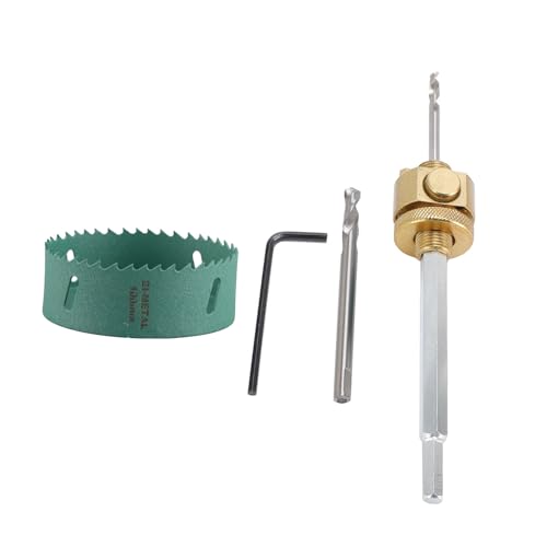 Cheotime Hole Saw Bohrbohrer 75 mm für Dose Light Installation, Legierungs -Stahl -Deckenlochsägen mit Sechskant Shank -Verlängerung, Holzbrettlochschneider für Trockenwand (100 mm / 3,9 Zoll von CHEOTIME