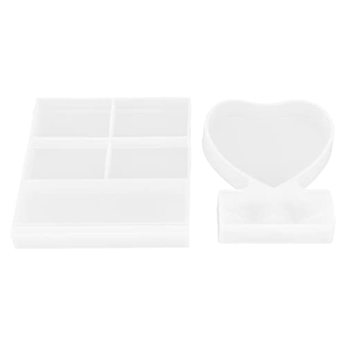 Cheotime Photo Frame Harzmodell, wiederverwendbares Bilderrahmenmodell mit Herz- und quadratischen Formen, DIY -Fotorahmenmodell für Home Table Decoration und Gifting Projects Cheotime Photo Frame Harzmodell, wiederverwendbares Bilderrahmenmodell mit Herz- und quadratischen Formen, DIY -Fotorahmenmodell für Home Table Decoration und Gifting Projects von CHEOTIME