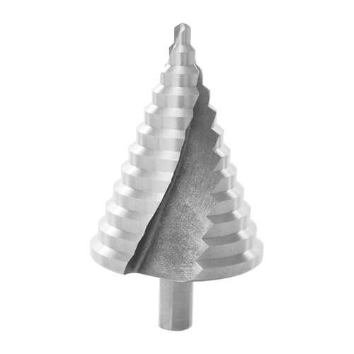 6-60mm Stufenbohrer Scharfer Präziser Kegelbohrer, Spiralbohrer Spiralförmig Gerilltes Bit Schrittbohrer Stahl, Für Edelstahl von CHERIPOLI