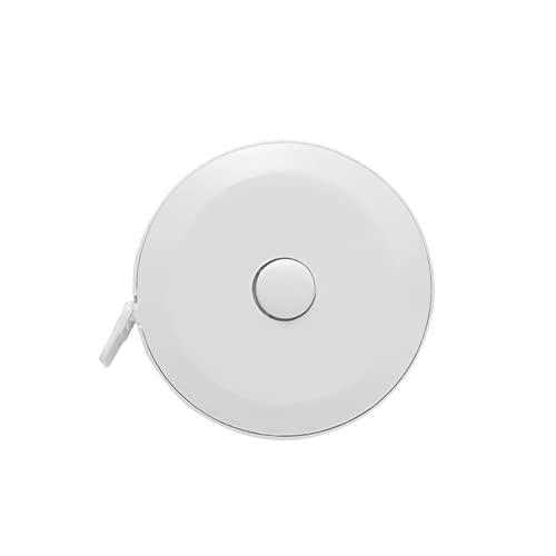 CHFYIJYHM Maßband, 1,5/2 m, mehrfarbig, tragbares, einziehbares, weiches Mini-Maßband(Bianco,1.5m) von CHFYIJYHM