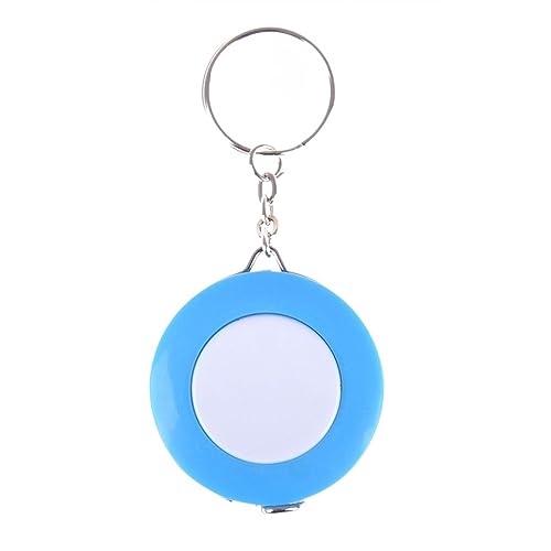 CHFYIJYHM Maßband, 150 cm, Lineal, Teleskop-Doppelskala, Schlüsselanhänger, Messwerkzeug for Maßband, Schlüsselanhänger(Blu) von CHFYIJYHM