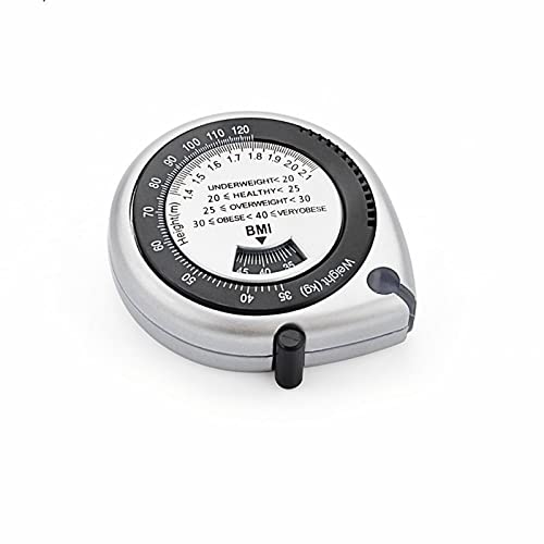 CHFYIJYHM Maßband, BMI-Maßband, Körperfett-Tester, einziehbares Taillenmaßband, 1,5 m, BMI-Fitness-Tools, wissenschaftliches Messlineal von CHFYIJYHM