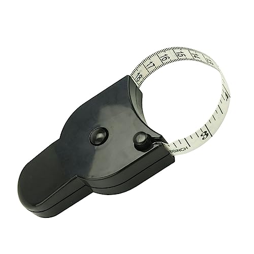 CHFYIJYHM Maßband, Körpermaßband, automatisches Teleskop-Bandmaß, Lineal, Filmkörper, metrisches Zentimeterband, Nähen, Schneider-Messgerät(Black) von CHFYIJYHM