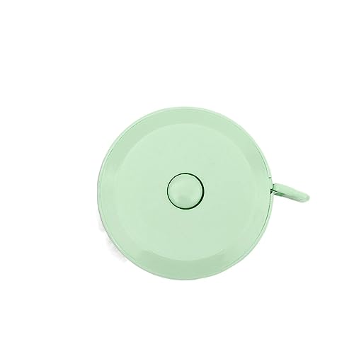 CHFYIJYHM Maßband, Lineal, Büromaß, Taillenmaß, Maßband, tragbares einziehbares Höhenmesswerkzeug, Nähen, Schneiderlineal(Green) von CHFYIJYHM