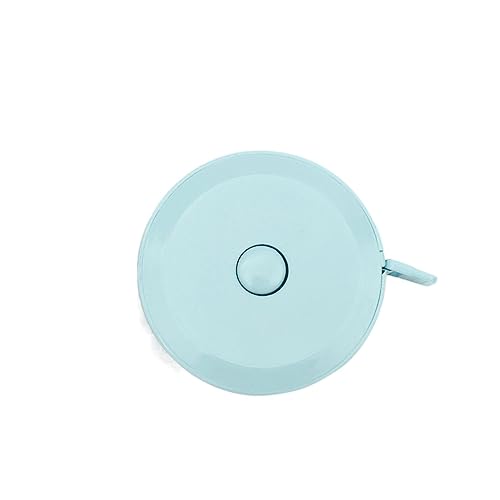 CHFYIJYHM Maßband, Lineal, Büromaß, Taillenmaß, Maßband, tragbares einziehbares Höhenmesswerkzeug, Nähen, Schneiderlineal(Sky Blue) von CHFYIJYHM