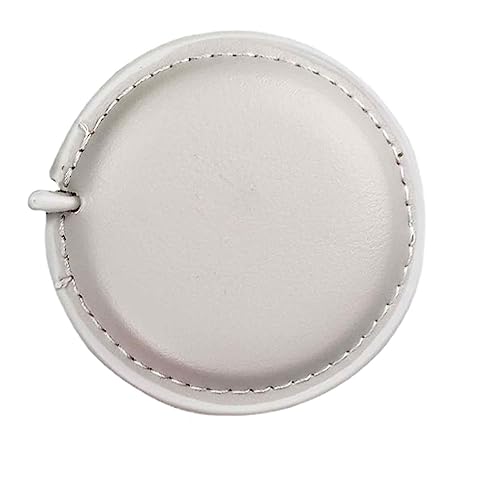 CHFYIJYHM Maßband, doppelte Skala, einziehbares weiches Maßband mit Ledertasche, ble Messlineal for die Körper-Taillentasche(Gris) von CHFYIJYHM