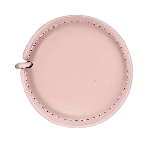 CHFYIJYHM Maßband, doppelte Skala, einziehbares weiches Maßband mit Ledertasche, ble Messlineal for die Körper-Taillentasche(Pink) von CHFYIJYHM
