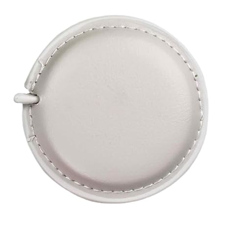 CHFYIJYHM Maßband, einziehbares weiches Maßband, Lederetui, Tasche, Doppelskala, flexibles Messlineal for Stoff, Körpertaille(Gris) von CHFYIJYHM
