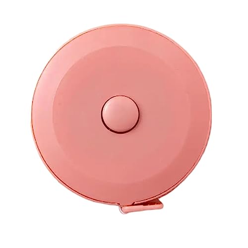 CHFYIJYHM Maßband, weiches Maßband, doppelte Skala, Körpernähen, Lineal for Messen, Nähen, Schneiderhandwerk(Pink) von CHFYIJYHM