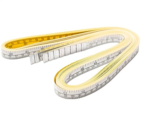 CHFYIJYHM Nähbandmaß, hochpräzises Stahlbandmaßband, Haushalts-Nähmaßband, 1,5 m, Rindsleder, Nano-Synthetik, Geschenk-Lineal von CHFYIJYHM