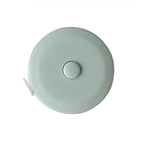 CHFYIJYHM Nähbandmaß Hochpräzises Stahlband 150 cm/60 Zoll Mini-Maßband, tragbares Teleskoplineal, Höhenlineal for Kinder, Zentimeter-Zoll-Maßband(Green) von CHFYIJYHM