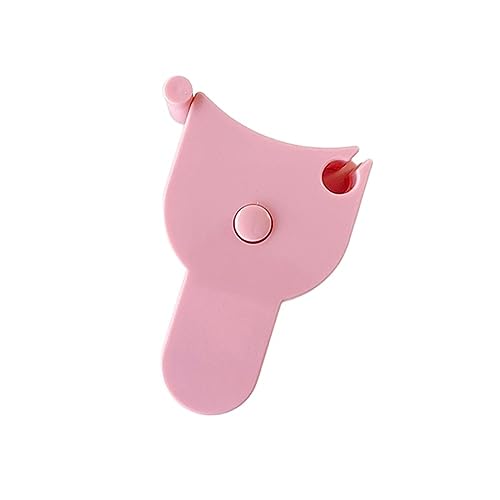 CHFYIJYHM Nähbandmaß Hochpräzises Stahlband Selbstspannendes Körpermaßband, 150 cm/60 Zoll, Näh-, Schneider- und Bekleidungsmaßband(Pink cm) von CHFYIJYHM