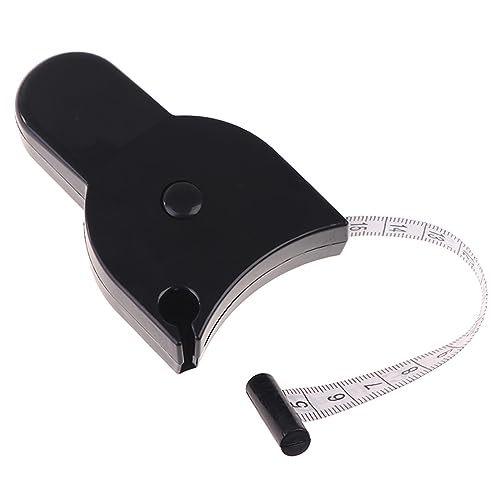 CHFYIJYHM Nähbandmaß Hochpräzises Stahlband Selbstspannendes Maßband, Messwerkzeug for die Körpertaille, 150 cm/60 Zoll, selbsteinziehendes Lineal(150cm) von CHFYIJYHM