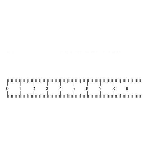 CHFYIJYHM Nähbandmaß Hochpräzises Stahlbandmaßband, selbstklebende metrische Skala, rostfrei und langlebig, verschleißfestes Lineal(Left to Right,1M) von CHFYIJYHM