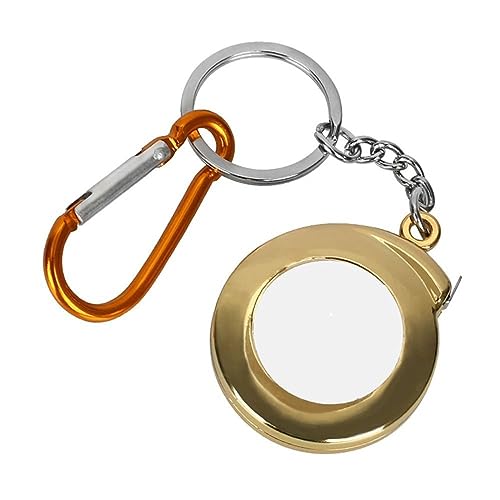 CHFYIJYHM Nähen Maßband Hochpräzises Stahlband 2M Teleskoplineal Maßband Bauwerkzeuge Roulette Messwerkzeuge Holzbearbeitungsbedarf(Gold) von CHFYIJYHM