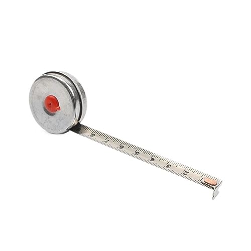CHFYIJYHM Nähmaßband, hochpräzises Stahlband, 1/2/3 m, einziehbares Maßband for Körpermessung, Nähen, Schneiderei, multifunktionale Handwerkzeuge.(3 Meter) von CHFYIJYHM