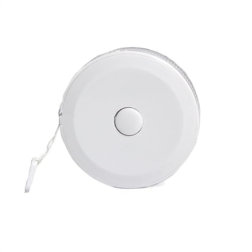 CHFYIJYHM Nähmaßband, hochpräzises Stahlband, 1,5/2 m, weiches Maßband, Doppelskala, Körpernähen, flexibles Messlineal for Körpermesswerkzeuge, Schneiderhandwerk(Bianco,1.5M 60Inch) von CHFYIJYHM