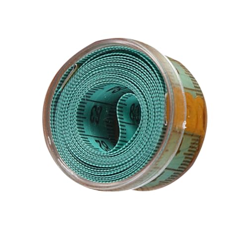 CHFYIJYHM Nähmaßband, hochpräzises Stahlband, 1500 mm, weiches Band, flexibles Körpermesslineal, Nähtuch, Schneider-Messwerkzeug, Farbe zufällig von CHFYIJYHM