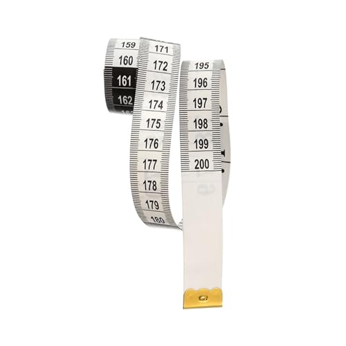 CHFYIJYHM Nähmaßband, hochpräzises Stahlband, Maßband, Körpermesslineal, Nähen, Schneider, langlebig, weiches flaches Lineal, Zentimetermeter von CHFYIJYHM