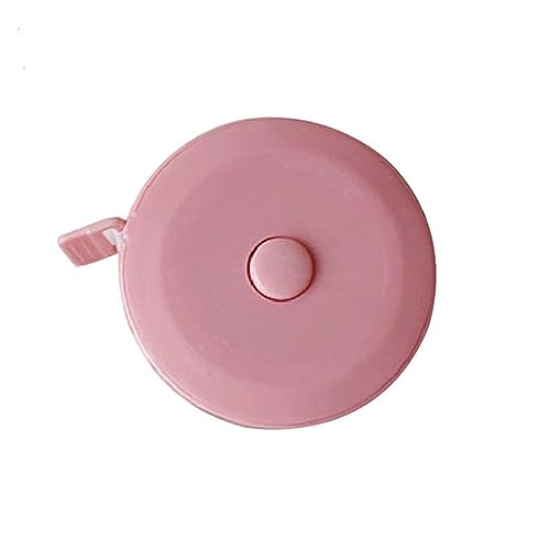 CHFYIJYHM Nähmaßband, hochpräzises Stahlband, weiches Maßband, flexibles Nählineal mit doppelter Skala for Gewichtsverlust, medizinische Körpermessung, Nähen, Schneider(Pink) von CHFYIJYHM