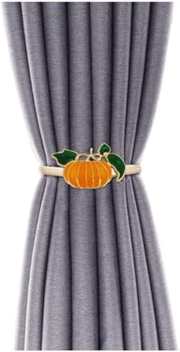 Vorhang-Rückzieher, magnetische Vorhang-Rückzieher Gardinenhalter, 2er-Pack, Vorhang-Raffhalter-Schnalle, Feder-Vorhanghalter, Schnitzdesign for Rückseiten, moderner Stil, Vorhanghalter, Vorhang-Clips von CHGAUOPN