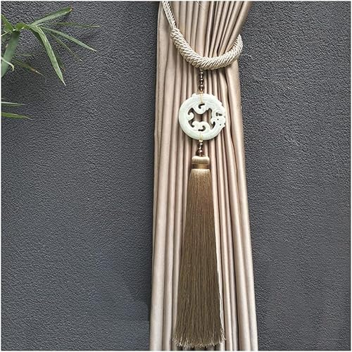 Vorhanghalter, 2 Stück, Vorhang-Aufhängeseile, Quasten-Raffhalter, Vorhangzubehör, Vorhang-Raffhalter-Clips, Schlafzimmer, Wohnzimmer, dekorative Vorhang-Clips von CHGAUOPN