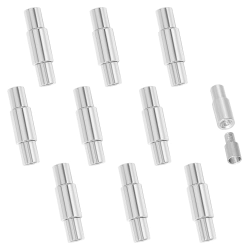 CHGCRAFT 10 Stück Messing Schraubverschlüsse Platiniert 3mm Loch Rohrverschluss Kordel Endkappen Für Die Herstellung von DIY Schmuck Armbändern Und Halsketten CHGCRAFT 10 Stück Messing Schraubverschlüsse Platiniert 3mm Loch Rohrverschluss Kordel Endkappen Für Die Herstellung von DIY Schmuck Armbändern Und Halsketten von CHGCRAFT