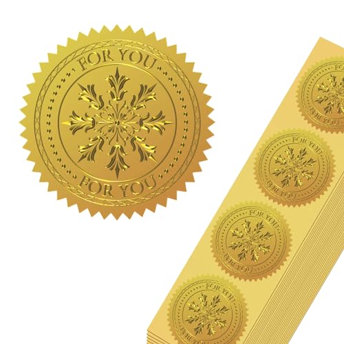 CHGCRAFT 100 Stück Goldfolie Zertifikatssiegel Für Sie Goldfolien-Geprägte Aufkleber Muster Goldfolien-Geprägte Aufkleber Geprägte Aufkleber Für Umschläge Einladungsbriefe Abschlussfeiern CHGCRAFT 100 Stück Goldfolie Zertifikatssiegel Für Sie Goldfolien-Geprägte Aufkleber Muster Goldfolien-Geprägte Aufkleber Geprägte Aufkleber Für Umschläge Einladungsbriefe Abschlussfeiern von CHGCRAFT