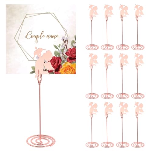 CHGCRAFT 12 Stück Tischkartenhalter Winkel Tischnummernhalter Tischkartenhalter Ständer Roségold Fotohalter Für Fotos Lebensmittelschilder Auf Hochzeiten Restaurants Geburtstagen Partys CHGCRAFT 12 Stück Tischkartenhalter Winkel Tischnummernhalter Tischkartenhalter Ständer Roségold Fotohalter Für Fotos Lebensmittelschilder Auf Hochzeiten Restaurants Geburtstagen Partys von CHGCRAFT