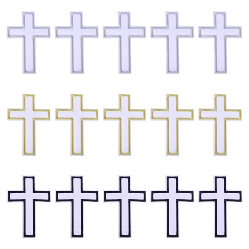 CHGCRAFT 15 Stück Kreuz Aufnäher Gemischte Farbe Cross Appliques Sewing Patches Cross Patches für Kleidung Jacken Taschen Hut Nähen bestickte Kreuz Patches für DIY Dekoration CHGCRAFT 15 Stück Kreuz Aufnäher Gemischte Farbe Cross Appliques Sewing Patches Cross Patches für Kleidung Jacken Taschen Hut Nähen bestickte Kreuz Patches für DIY Dekoration von CHGCRAFT