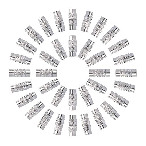 CHGCRAFT 150sets Messingschraube Drehverschlüsse Platin Säulenschraubenverschlüsse für DIY Halskette Armband Schmuckherstellung von CHGCRAFT