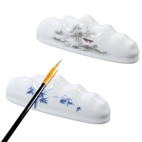 CHGCRAFT 2 Stück 2 Stil Porzellan Pinselhalter Pinselablage Halter Stifthalter Rest Stand für chinesische Malerei Kalligraphie Malerei Kunst Versorgung CHGCRAFT 2 Stück 2 Stil Porzellan Pinselhalter Pinselablage Halter Stifthalter Rest Stand für chinesische Malerei Kalligraphie Malerei Kunst Versorgung von CHGCRAFT