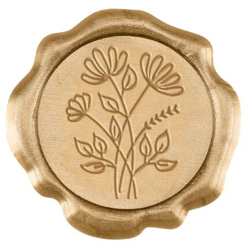 CHGCRAFT 50 Stück Wildblumen-Siegelaufkleber Umschlag-Siegelaufkleber Hochzeitseinladungs-Umschlagsiegel Selbstklebende Aufkleber Für Die Verpackung von Party-Einladungen Dunkelgolden 1.18 Zoll CHGCRAFT 50 Stück Wildblumen-Siegelaufkleber Umschlag-Siegelaufkleber Hochzeitseinladungs-Umschlagsiegel Selbstklebende Aufkleber Für Die Verpackung von Party-Einladungen Dunkelgolden 1.18 Zoll von CHGCRAFT