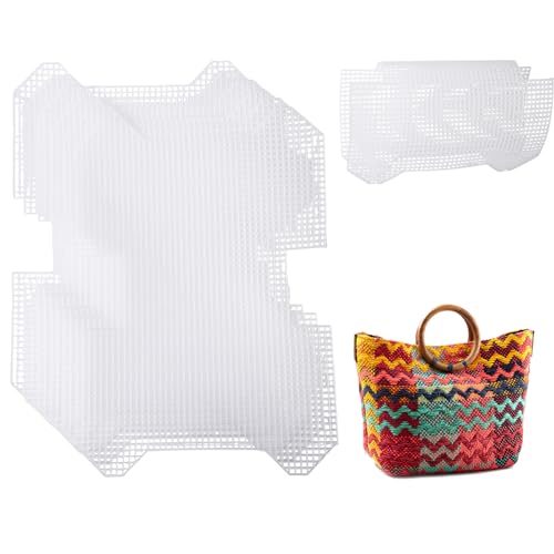 CHGCRAFT 6 Stück Kunststoff Web Leinwand Bettwäsche Taschenboden Styling Tasche Herstellung von Vorlagen Garn Haken Stickverfahren Weiße Bettwäsche Acryl-Garnverarbeitung Hakenverarbeitung Projekt CHGCRAFT 6 Stück Kunststoff Web Leinwand Bettwäsche Taschenboden Styling Tasche Herstellung von Vorlagen Garn Haken Stickverfahren Weiße Bettwäsche Acryl-Garnverarbeitung Hakenverarbeitung Projekt von CHGCRAFT