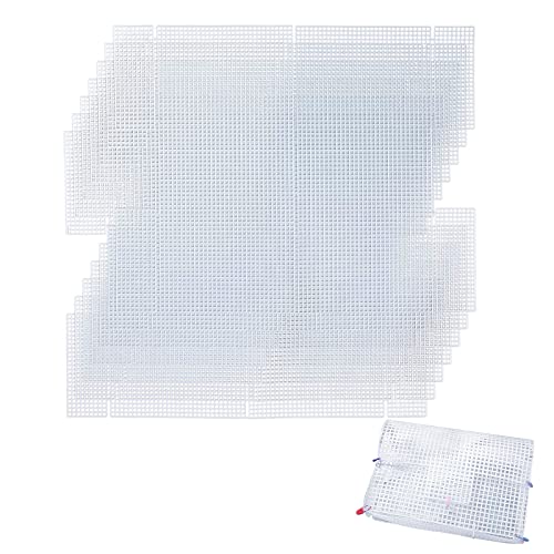 CHGCRAFT 6 Stück Plastic Canvas Mesh Tasche Taschenboden Häkeltaschen Zubehör Taschen Kreuzstich Stoff für Basteln Zum Häkeln Tasche Taschenboden 24x40cm CHGCRAFT 6 Stück Plastic Canvas Mesh Tasche Taschenboden Häkeltaschen Zubehör Taschen Kreuzstich Stoff für Basteln Zum Häkeln Tasche Taschenboden 24x40cm von CHGCRAFT
