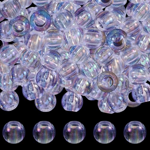 CHGCRAFT Acrylperlen mit großem Loch, Dreadlock-Zubehör für Zöpfe, Schmuckherstellung, Handy, Schlüsselband, Handschlaufe, DIY, Handwerk, 350 Stück CHGCRAFT Acrylperlen mit großem Loch, Dreadlock-Zubehör für Zöpfe, Schmuckherstellung, Handy, Schlüsselband, Handschlaufe, DIY, Handwerk, 350 Stück von CHGCRAFT