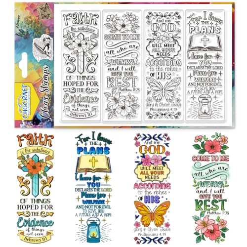 CHGCRAFT Bibel Färbung Lesezeichen Clear Stamps Transparent Stamps Puppy Silikon Clear Stamp Dichtungen für DIY Scrapbooking Fotoalbum Dekoration, 4.3x6.3 Zoll CHGCRAFT Bibel Färbung Lesezeichen Clear Stamps Transparent Stamps Puppy Silikon Clear Stamp Dichtungen für DIY Scrapbooking Fotoalbum Dekoration, 4.3x6.3 Zoll von CHGCRAFT