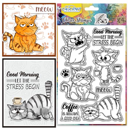 CHGCRAFT Druck Katze Muster Clear Stempel Kaffeetassen Pfotenabdruck Transparentes Prägestempel Silikon Stempel Siegel für DIY Scrapbooking und Kartenherstellung Papier Handwerk Dekor 6,3 × 4,3 Zoll CHGCRAFT Druck Katze Muster Clear Stempel Kaffeetassen Pfotenabdruck Transparentes Prägestempel Silikon Stempel Siegel für DIY Scrapbooking und Kartenherstellung Papier Handwerk Dekor 6,3 × 4,3 Zoll von CHGCRAFT