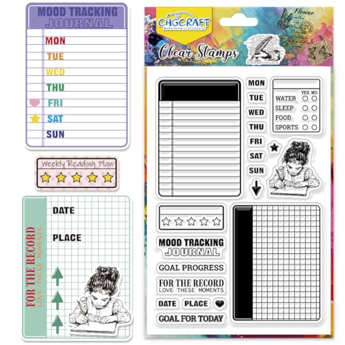 CHGCRAFT Notebook Clear Stamps Tagebuch Transparente Silikonstempel für Kartenherstellung Silikon Clear Stamp Dichtungen für Karten Stempel machen DIY Scrapbooking Foto Journal Album CHGCRAFT Notebook Clear Stamps Tagebuch Transparente Silikonstempel für Kartenherstellung Silikon Clear Stamp Dichtungen für Karten Stempel machen DIY Scrapbooking Foto Journal Album von CHGCRAFT
