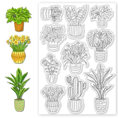 CHGCRAFT Pflanzen Klare Stempel Blätter Blumen Silikonstempel Transparente Silikonstempel Für DIY Scrapbooking Kartenherstellung Fotoalbum Postkarten Dekoration CHGCRAFT Pflanzen Klare Stempel Blätter Blumen Silikonstempel Transparente Silikonstempel Für DIY Scrapbooking Kartenherstellung Fotoalbum Postkarten Dekoration von CHGCRAFT