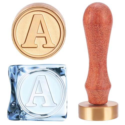 CHGCRAFT Runde Buchstabe A Eis Stempel Eis Bar Getränke Stempel mit Birne Holzgriff und Rechteck Samt Taschen für Cocktail Eis Getränke machen Whiskey Mojito, 1,2x0,4 Zoll CHGCRAFT Runde Buchstabe A Eis Stempel Eis Bar Getränke Stempel mit Birne Holzgriff und Rechteck Samt Taschen für Cocktail Eis Getränke machen Whiskey Mojito, 1,2x0,4 Zoll von CHGCRAFT