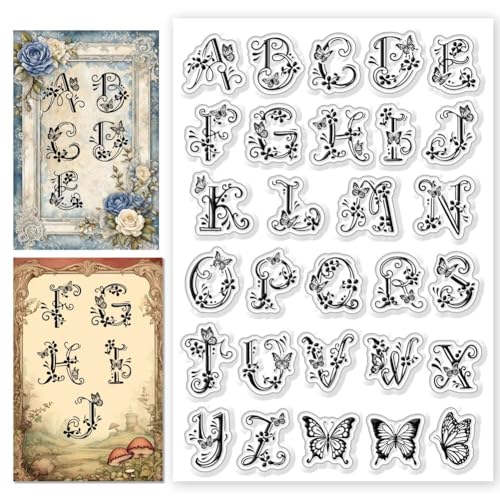 CHGCRAFT Schmetterling Clear Stamps Vine Letters Silicone Transparent Stamp Silikonstempel Siegel für DIY Scrapbooking Journaling Fotoalbum dekorative Karte machen CHGCRAFT Schmetterling Clear Stamps Vine Letters Silicone Transparent Stamp Silikonstempel Siegel für DIY Scrapbooking Journaling Fotoalbum dekorative Karte machen von CHGCRAFT