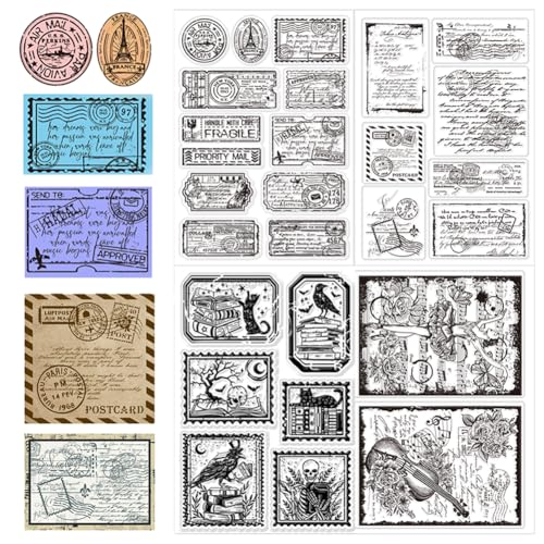 CHGCRAFT Silikon Clear Stamps Bücher Blumen Muster Kunststoffstempel für DIY Scrapbooking Fotoalbum dekorative Karten Making Stamps für Urlaub Karte machen Album Crafts CHGCRAFT Silikon Clear Stamps Bücher Blumen Muster Kunststoffstempel für DIY Scrapbooking Fotoalbum dekorative Karten Making Stamps für Urlaub Karte machen Album Crafts von CHGCRAFT